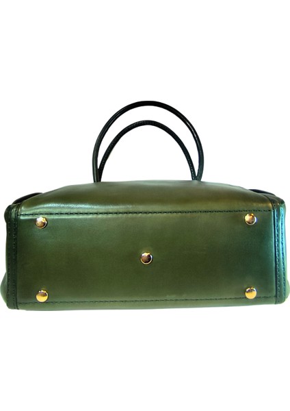 Kadın El Yapımı (Handmade) Hakiki Deri El ve Omuz Çantası Ertica indirimleri