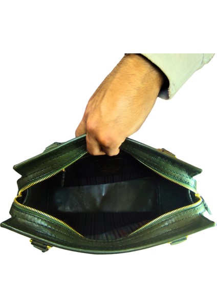 Kadın El Yapımı (Handmade) Hakiki Deri El ve Omuz Çantası Ertica