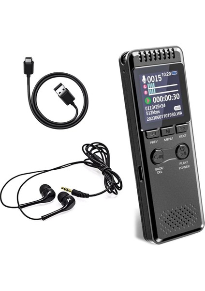 Yeni Model Metal Kasalı HS30 Profesyonel Ses Kayıt Cihazı Uzun Kayıt Süresi Büyük LED Ekranlı Okul Ders Not,toplantı, Röportaj fiyatları