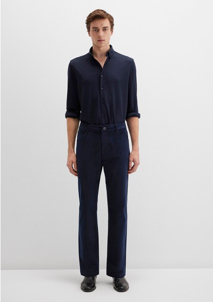 Lacivert Kadife Pantolon 0010509-70490 modelleri