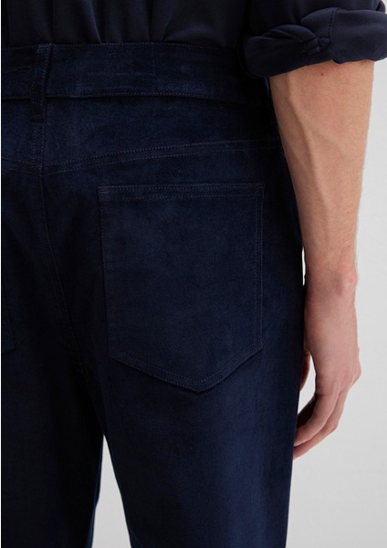 Lacivert Kadife Pantolon 0010509-70490