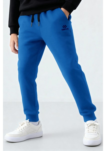 Saks Standart Fit Manşetli Ince Erkek Çocuk Eşofman Alt - 11205 fiyatları