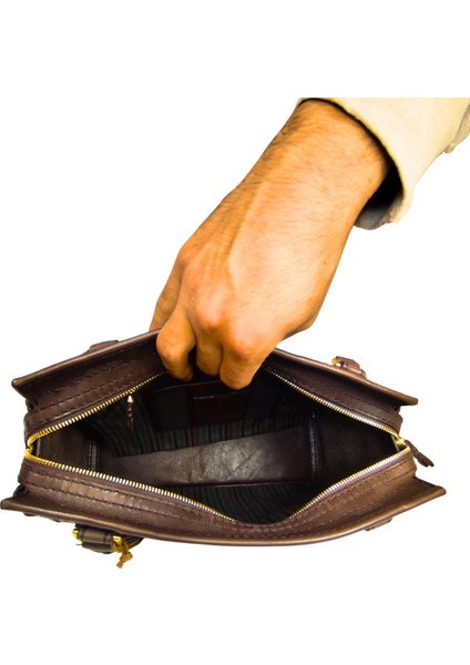 Kadın El Yapımı (Handmade) Hakiki Deri El ve Omuz Çantası Ertica