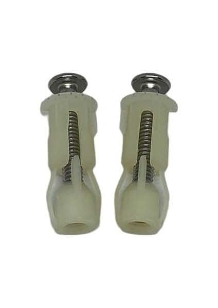 2 Adet Klozet Kapağı Genleşme Vidası, Wc Oturağı, Sabitleme Vidaları, Dübel Seti, Tuvalet Oturağı,