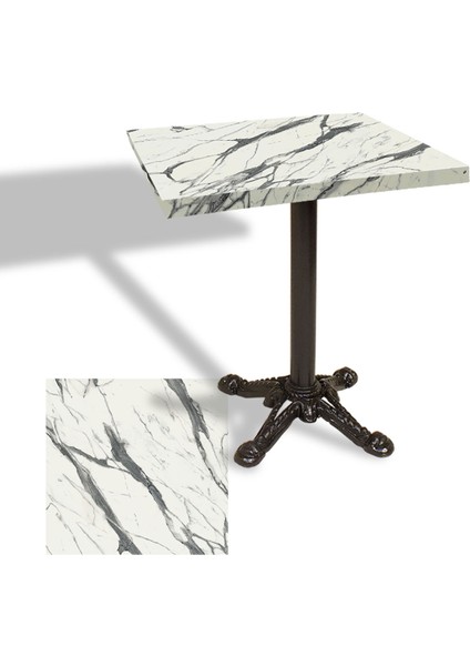 Çipa Laminat Kare Masa 70X70 Esb - Afyon Marble