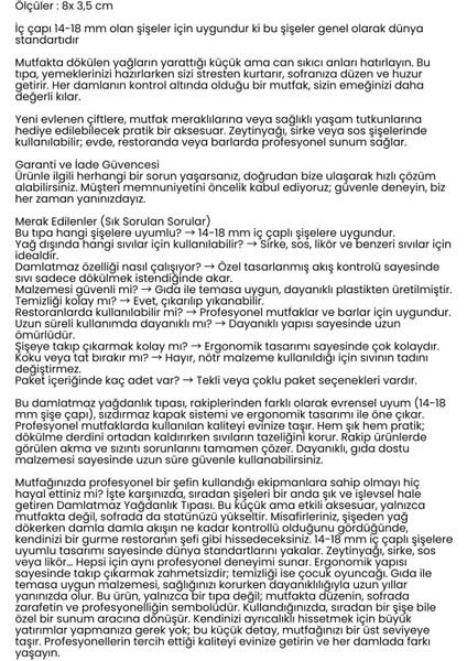 Damlatmaz Yağdanlık Tıpası - Yağ Şişe Tıpası 722419