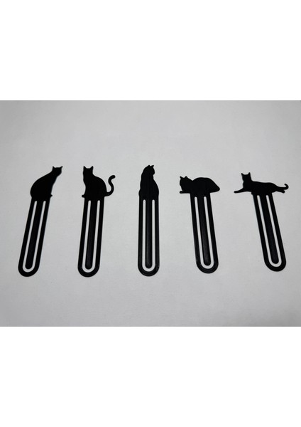 Minimal 5'li Kedi Kitap Ayracı fiyatları