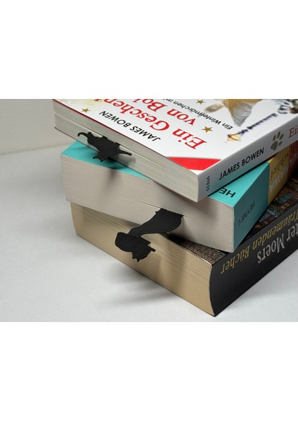 Minimal 5'li Kedi Kitap Ayracı modelleri