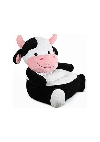 Özgüner Oyuncak Pelüş Oturma Koltuğu,çocuk Koltuğu,bebek Oturağı,puf,pelüş Puf,bebek Pufu (Inek)
