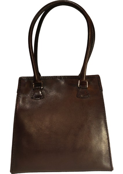 Kadın Handmade Deri Çıt Çıt Kapamalı Logo Detaylı El Ve Omuz Çantası ARMO fırsatları