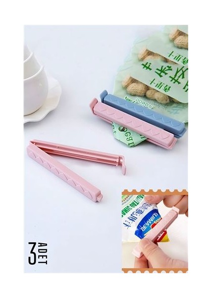 Turk Poşet Klipsi 3 Adet