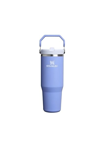 Stanley Iceflow Flip Straw Tumbler Pipetli Termos Bardak, Ortanca (Hydrangea), 0.89 Litre