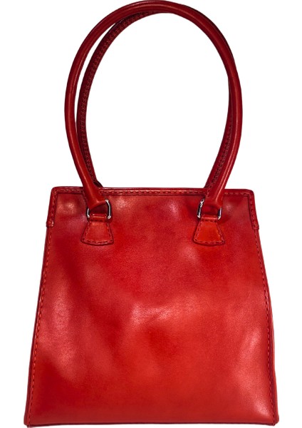 Kadın Handmade Deri Çıt Çıt Kapamalı Logo Detaylı El Ve Omuz Çantası ARMO fırsatları