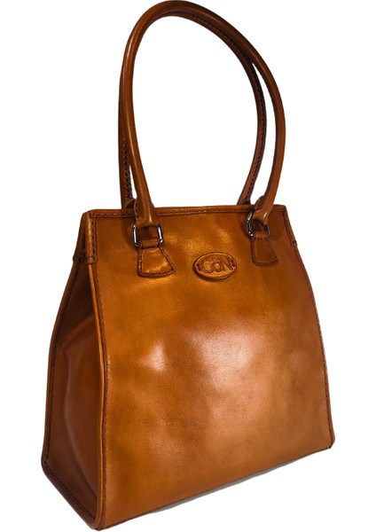 Kadın Handmade Deri Çıt Çıt Kapamalı Logo Detaylı El Ve Omuz Çantası ARMO fiyatları