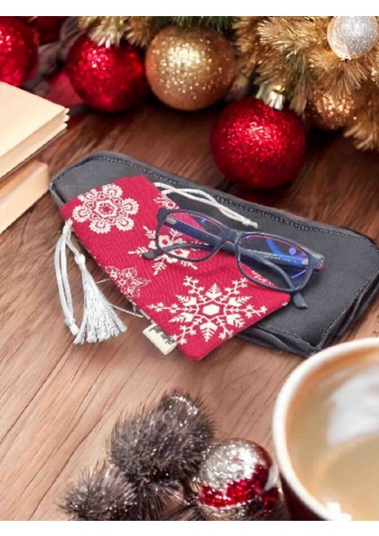 Snowflake Pouch – Gözlük Kılıfı | 9,5 x 18,5 cm fiyatları