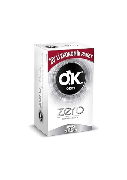 Okey Zero 20'li Ekonomik Prezervatif