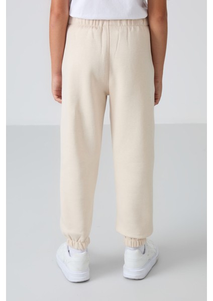 Standart Fit Basic 2li Paket Siyah-Bej Erkek Çocuk eşofman Alt - 11225 indirimleri