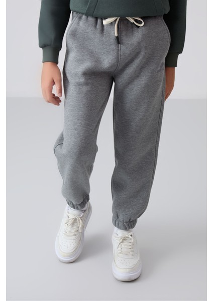 Standart Fit Basic 2li Paket Lacivert-Gri Melanj Erkek Çocuk eşofman Alt - 11225 indirimleri