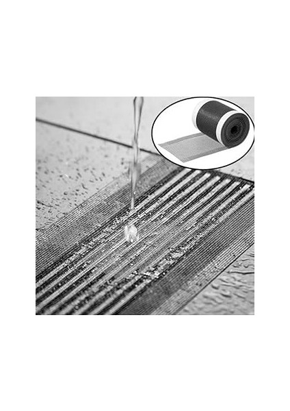 Ti̇neke Çok Amaçlı Gider Süzgeci ve Sineklik Tamir Kiti 12 cm * 4 Metre