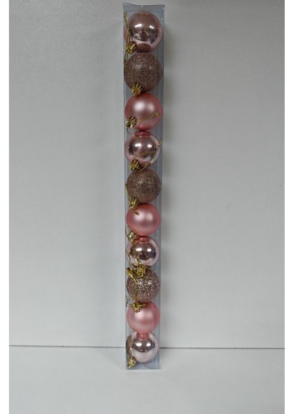 Yılbaşı Ağaç Süsleme Topları, 10'lu Set, 5 Cm, Gri Renk, Şık Dekorasyon. modelleri