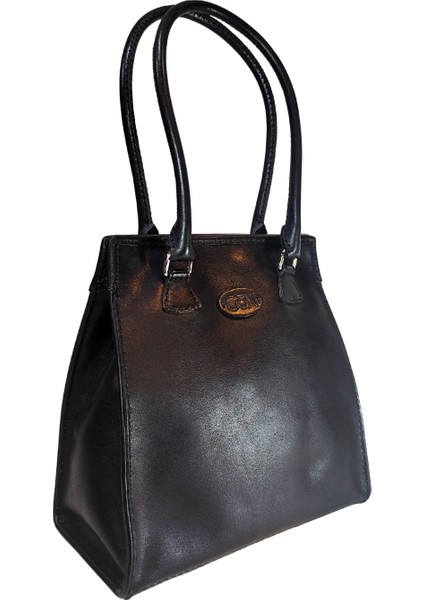 Kadın Handmade Deri Çıt Çıt Kapamalı Logo Detaylı El Ve Omuz Çantası ARMO fiyatları