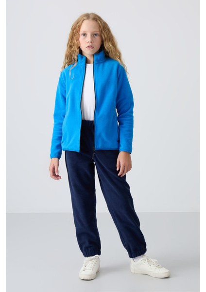 Standart Fit 2li Paket Indigo-Bej Kız Çocuk Eşofman Alt - 75155 fiyatları