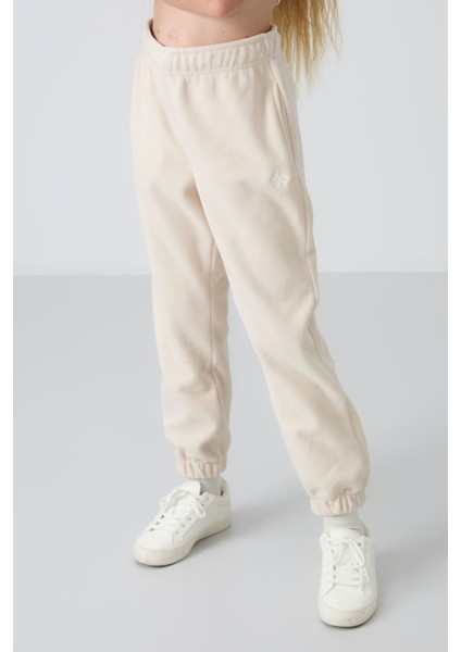 Standart Fit 2li Paket Indigo-Bej Kız Çocuk Eşofman Alt - 75155 modelleri