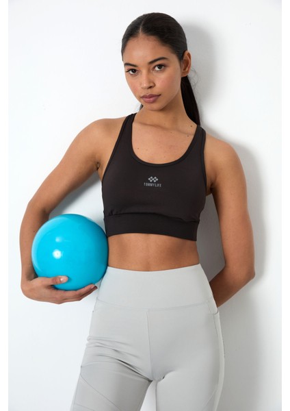 Slim Fit U Yaka 2li Paket Siyah-Beyaz Kadın Spor Büstiyer - 97121 fiyatları