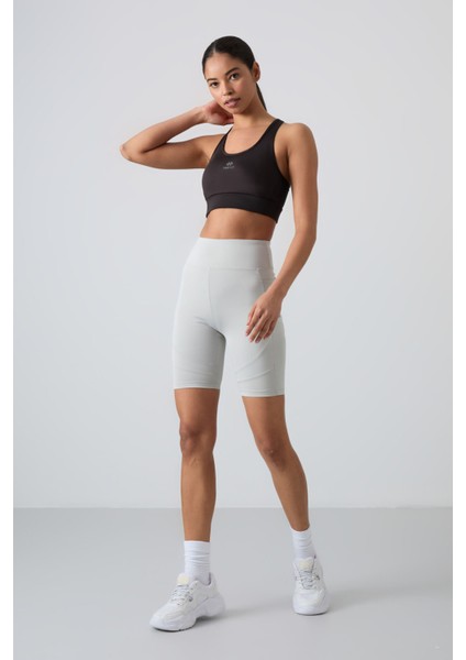 Slim Fit U Yaka 2li Paket Siyah-Beyaz Kadın Spor Büstiyer - 97121 fırsatları