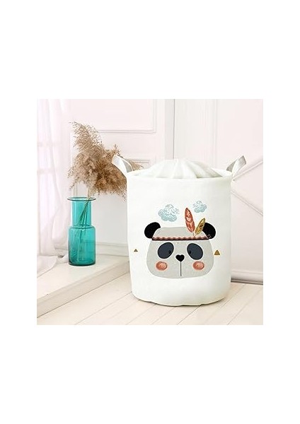 Çok Amaçlı Oyuncak Saklama Kutusu Kirli Çamaşır Piknik Sepeti Katlanır Düzenleyici Keçe 40051