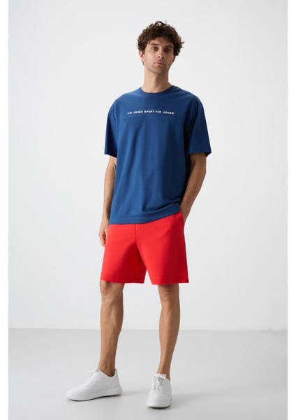 Comfort Fit Basic 3lü Paket Lacivert-Fiesta-Koyu Gri Erkek Şort - 81274 modelleri