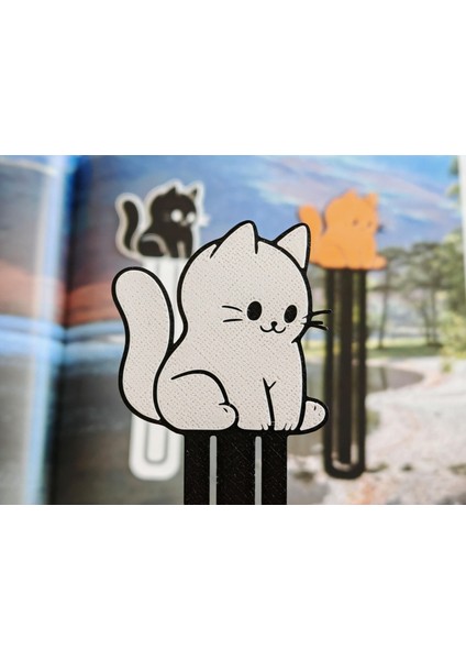 Minimal Yavru Kedi Kitap Ayracı ( 2’li ) modelleri