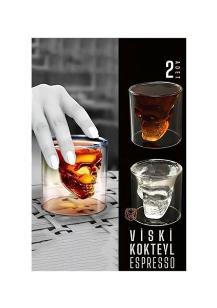 Turk Shot Basrdağı Viski Kokteyl Espresso 2 Adet