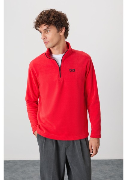 Standart Kalıp Dik Yaka 2li Paket Lacivert-Fiesta Erkek Polar Sweatshirt - 88310 fiyatları