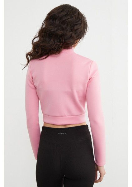 Dik Yaka Fermuarlı Dalgıç Kumaş Spor Ceket fırsatları