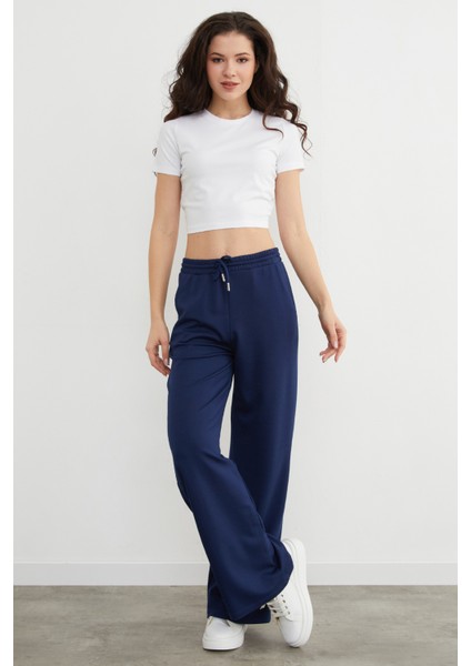 Beli Bağlamalı Cepli Modal Eşofman Altı