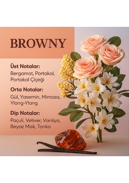 Browny Kadın Parfüm 50 ml | Çiçeksi – Oriental | Extrait De Parfum modelleri