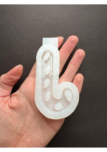 Beyaz Epoksi Çam Ağacı Süsü ve Anahtarlık Kalıbı, Şeker Süs Için Ideal