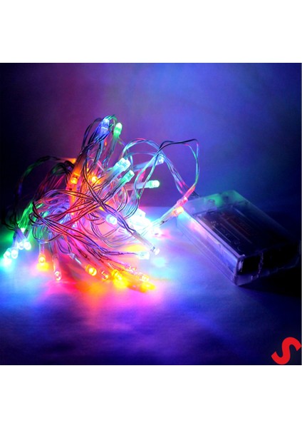 Renkli Pilli Animasyonlu LED Işık Seti, 5 Metrelik, 50 LED ile Parlak ve Canlı Ortamlar modelleri