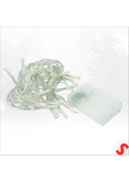 Renkli Pilli Animasyonlu LED Işık Seti, 5 Metrelik, 50 LED ile Parlak ve Canlı Ortamlar