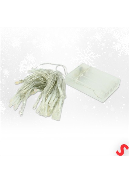 Renkli Pilli Animasyonlu LED Işık Seti, 5 Metrelik, 50 LED ile Parlak ve Canlı Ortamlar