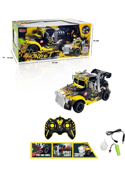 Uzaktan Kumandalı Full Fonksiyon Buhar Çıkartan Çekici Tır Kafası