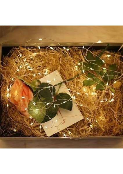 Peri LED Işık 5 Metre (Sarı) Pilli Aydınlatma Şerit Saçak Spot Süsleme fiyatları