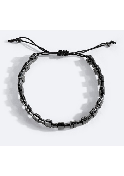 Erkek Antrasit Taşlı Bileklik B009604 fiyatları