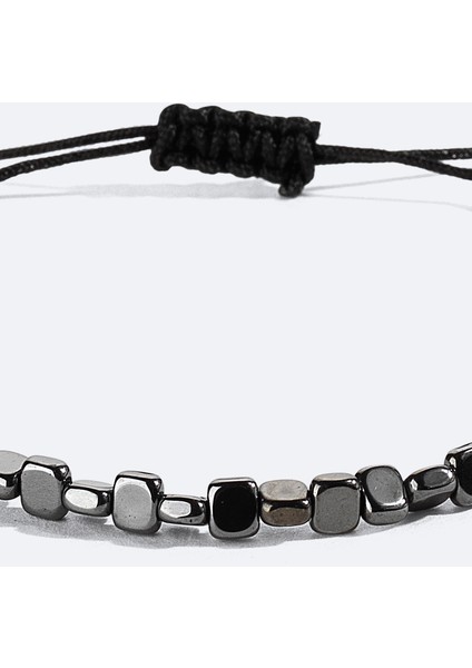 Erkek Antrasit Taşlı Bileklik B009609 modelleri