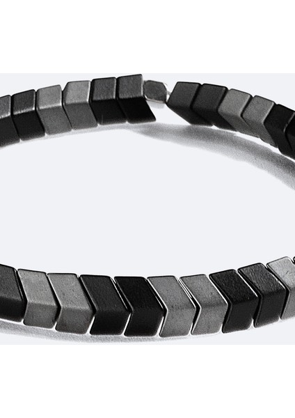 Erkek Antrasit Taşlı Bileklik B009615 modelleri