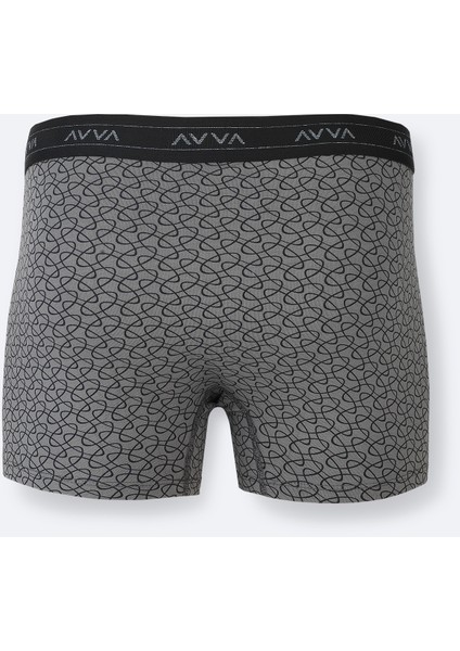 Erkek Antrasit Desenli Pamuklu Tekli Boxer A52Y9500 modelleri