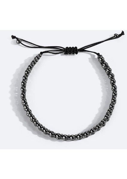 Erkek Antrasit Taşlı Bileklik B009605 fiyatları