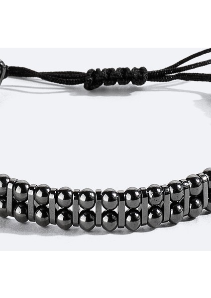 Erkek Antrasit Taşlı Bileklik B009605 modelleri