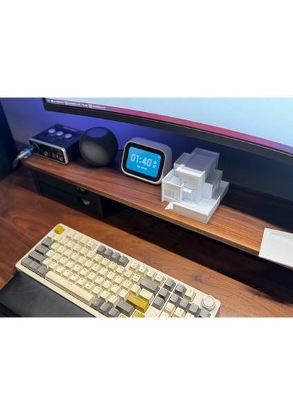 Minimal Modern Ev - Dekor -( Boyanabilir )